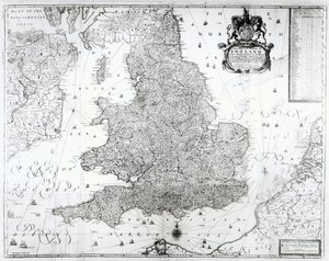 Nowa mapa Królestwa Anglii i Księstwa Walii, 1669